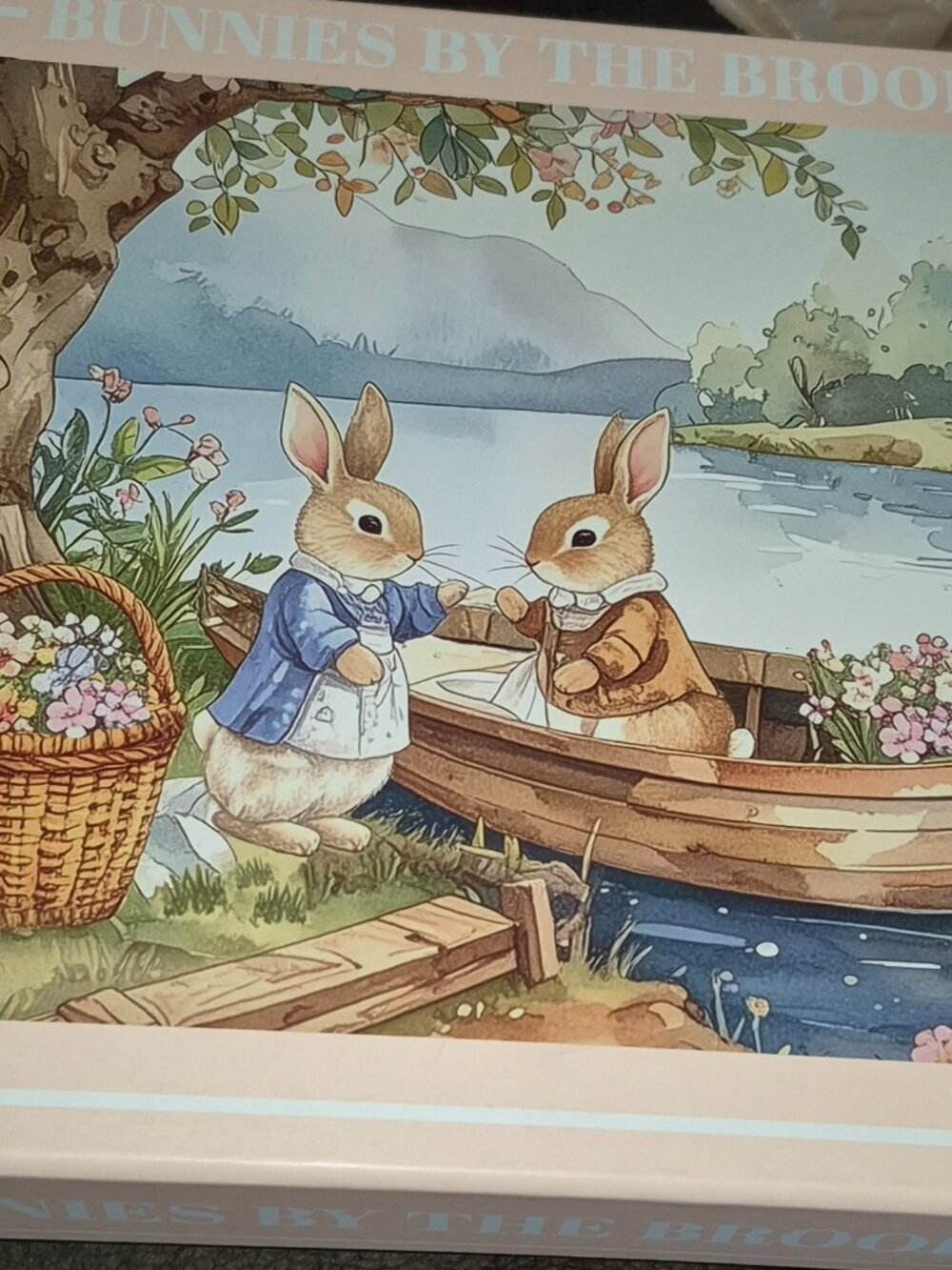 1000 Piece Jigsaw Puzzle Bunnies by the Brook Artwork by Corinne Haig BRAND NEW